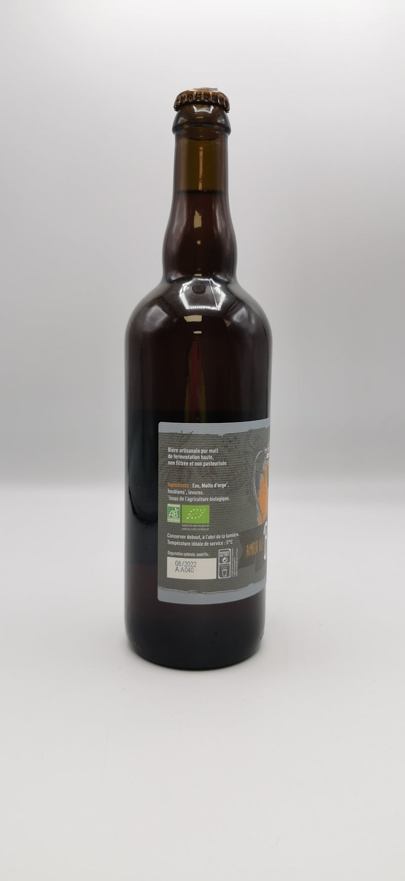 Bière Ambrée Bio Artisanale 75cl, Amber Ale, Brasserie la Bicéphale d'Alsace