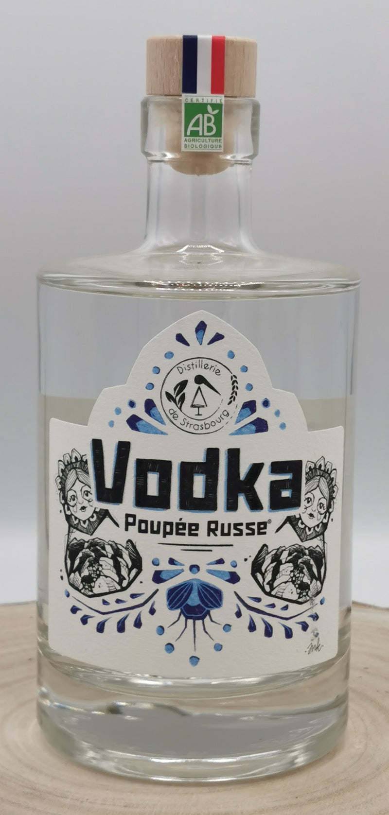 Vodka Artisanale Bio Poupée Russe 50Cl d'Alsace