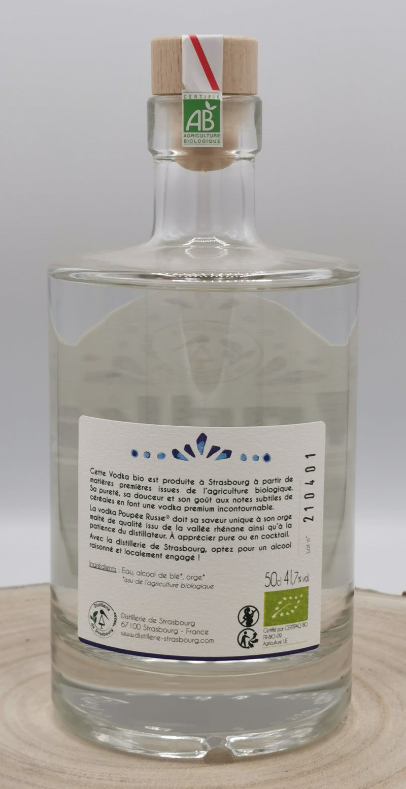 Vodka Artisanale Bio Poupée Russe 50Cl d'Alsace