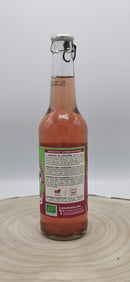 Kombucha Bio Framboise Citron Vert, 33cl origine Alsace