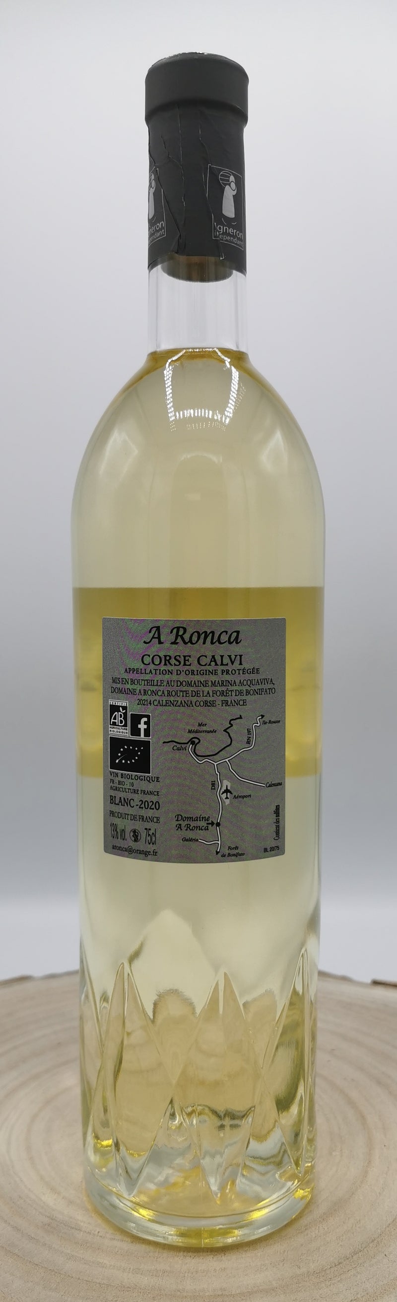 Vin Blanc Bio AOC Corse Calvi Blanc 2020, Domaine A. Ronca