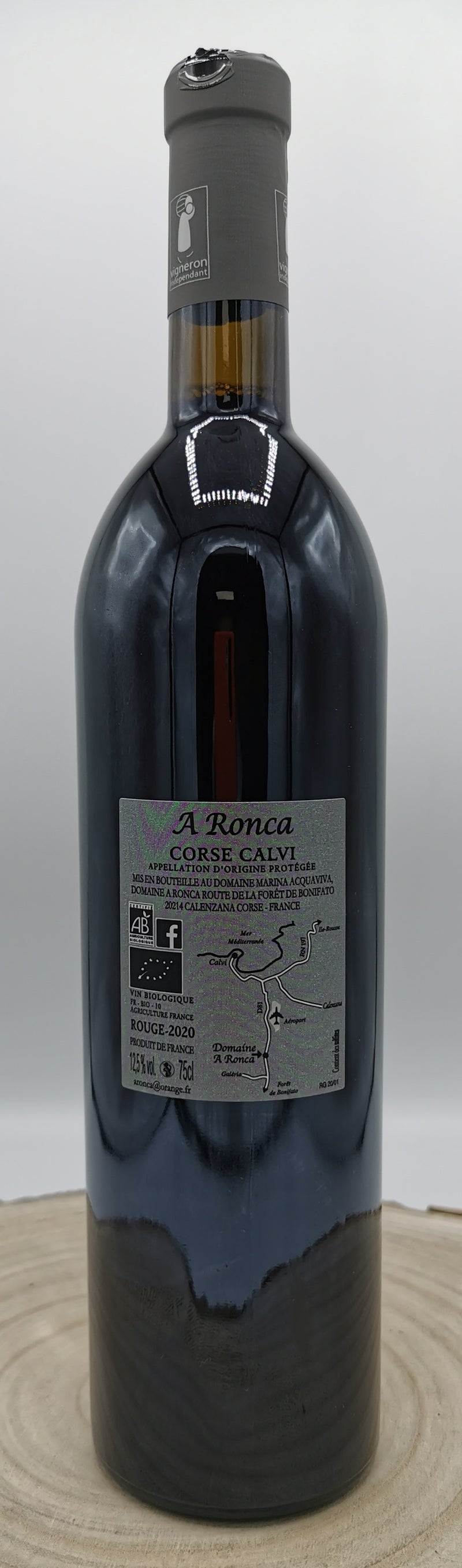 Vin Rouge Bio AOC Corse Calvi Rouge 2020, Domaine A. Ronca