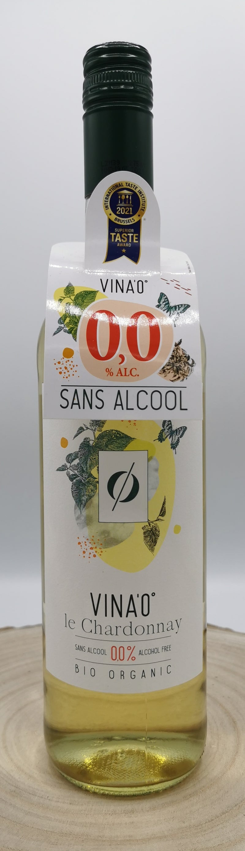 Vin Blanc Sec Sans Alcool, Cuvée Le Chardonnay, Vina'O