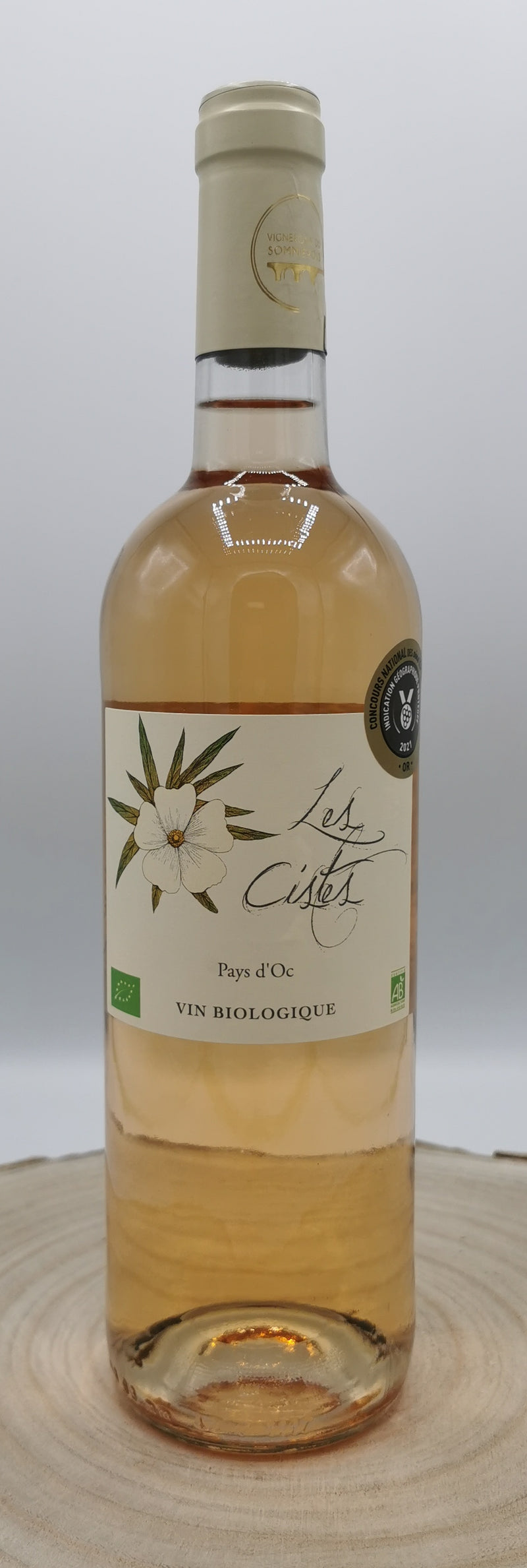 Vin Rosé Bio IGP Pays d'Oc Rosé 2020, Cuvée Les Cistes, Vignerons du Sommiérois