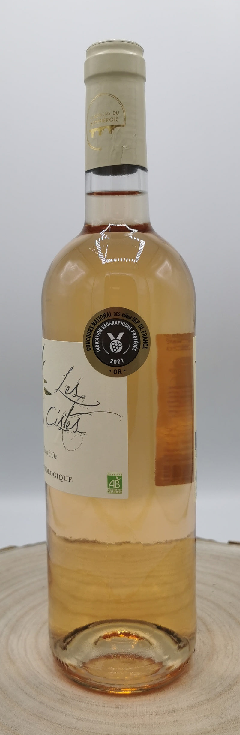 Vin Rosé Bio IGP Pays d'Oc Rosé 2020, Cuvée Les Cistes, Vignerons du Sommiérois