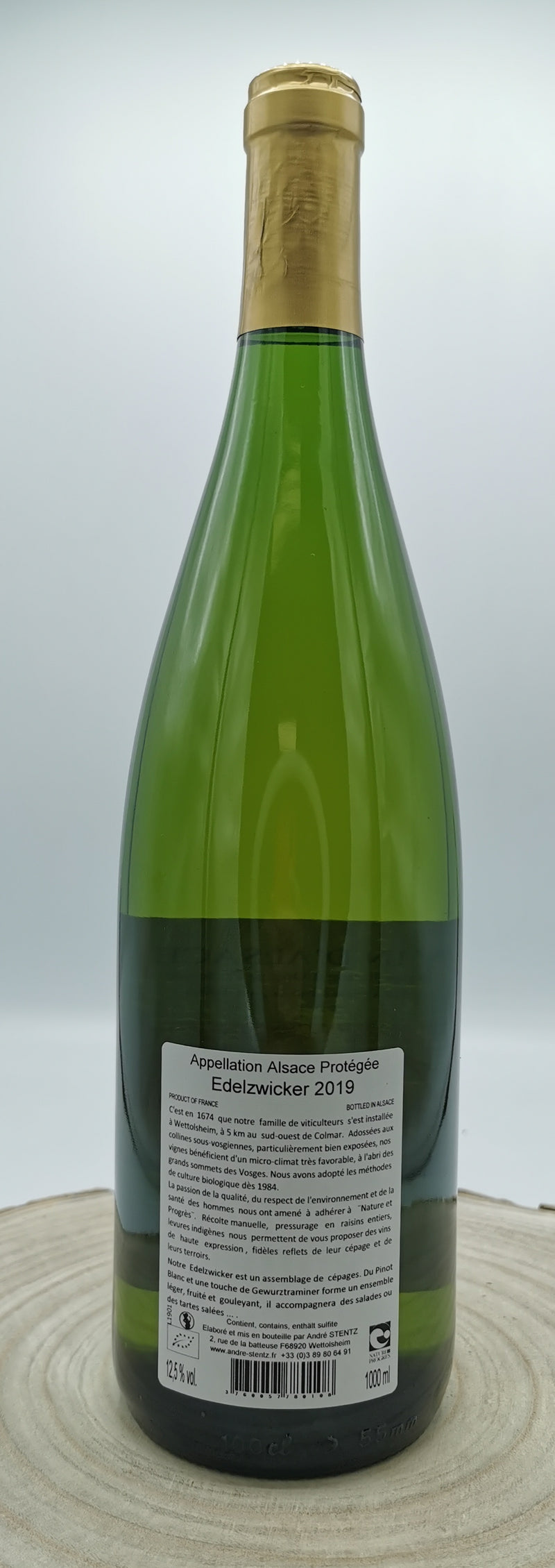 Vin Blanc Bio AOC Edelzwicker 2019, Domaine André Stentz