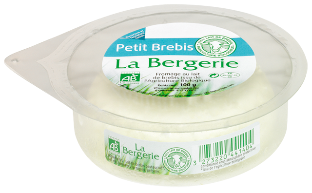 Fromage de brebis frais, 100g, La Bergerie