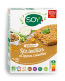 Grinioc, riz lentilles et épices , 2x100g, Soy