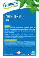 VRAC Tablettes WC 2 en 1, Nettoie & détartre sans frotter, 500g Etamine du Lys