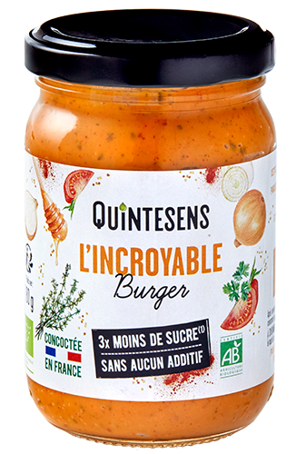 L'incroyable sauce burger, 180g, Quintesens