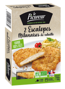 Escalopes milanaises de volaille X 2, 180g, le Picoreur