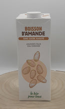 Boisson d'amande sans sucre ajouté, 1l, le Bio pour tous