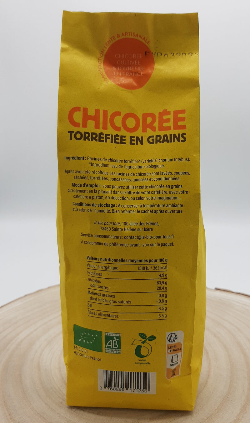 Chicorée en grains, 400g, Le bio pour tous
