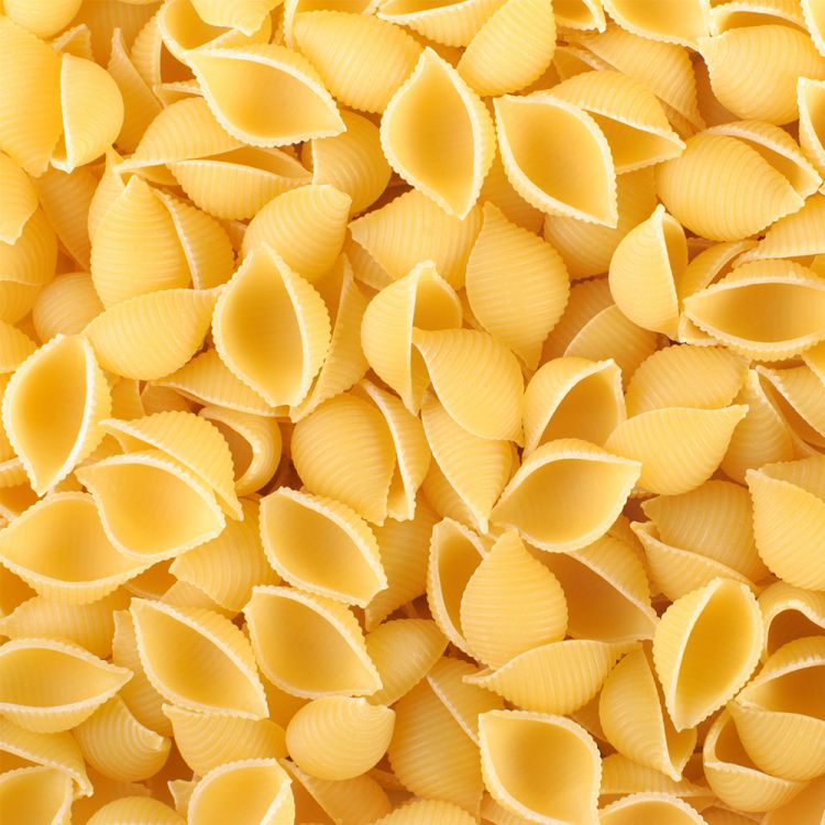 VRAC Conchiglie Rigate blanches, 100% ITALIE, 500g