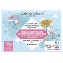 Dermo-nettoyant solide, corps et cheveux, calendula amande douce, pour bébé,   85g, Cosmonaturel