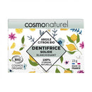 Dentifrice solide, blanchissant, au citron,  28g, Cosmonaturel