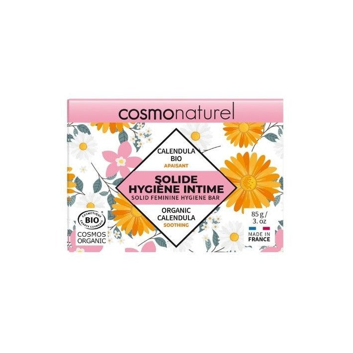 Hygiène intime, gel solide, au calendula,  85g, Cosmonaturel