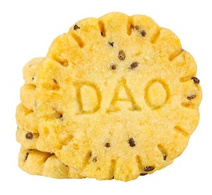 VRAC, biscuits sablé apéritif Dao au parmesan et aux graines de chia, 100g
