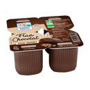 Flan chocolat, 4x100g, Grandeur nature