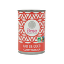 lait de coco curry masala, 400ml, Base organic food