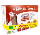 Tartines Craquantes Bio à la Châtaigne, lot de 2, 600g, le Pain des Fleurs