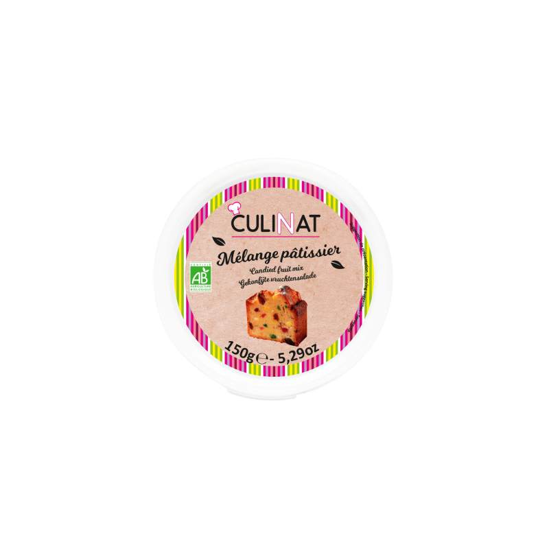 Mélange de fruits confits pour patisserie, 150g, Culinat