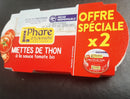 PROMO  Miettes de thon à la tomate bio, 160g x 2, Phare d'Eckmühl