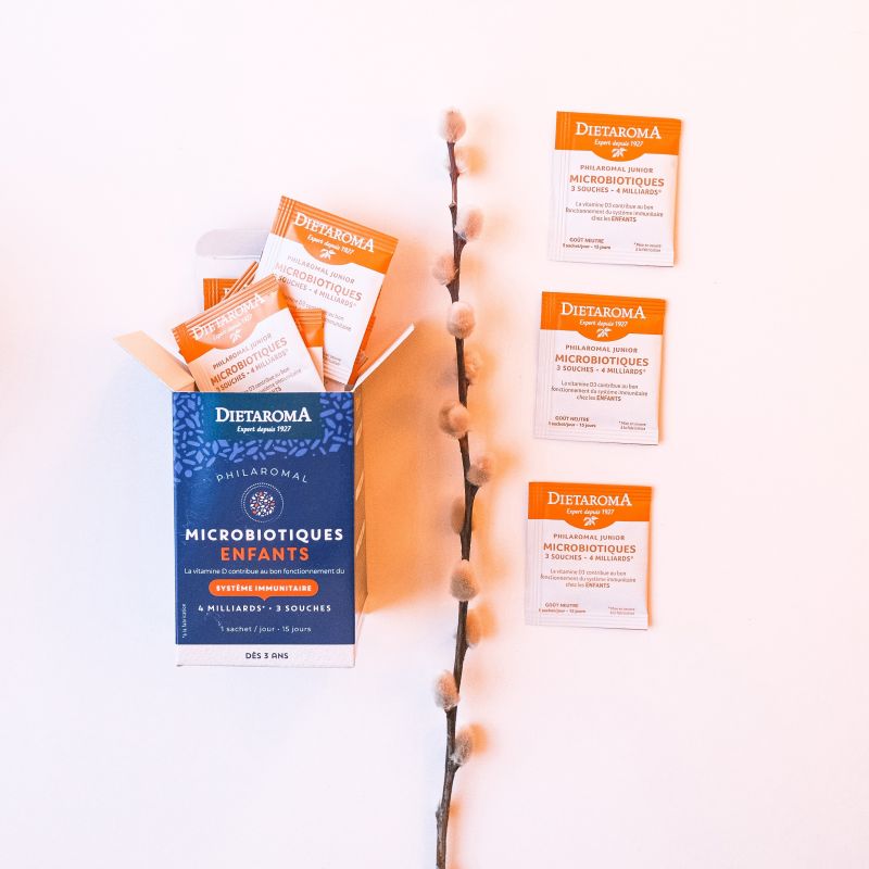 PHILAROMAL Microbiotiques ENFANT, système immunitaire, 15 sachets, Dietaroma