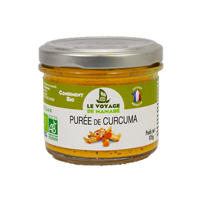 PUREE DE CURCUMA, 105g, le Voyage de Mamabé