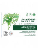 Shampooing solide 2en1 à l'aloé Véra , 85g, Cosmonaturel