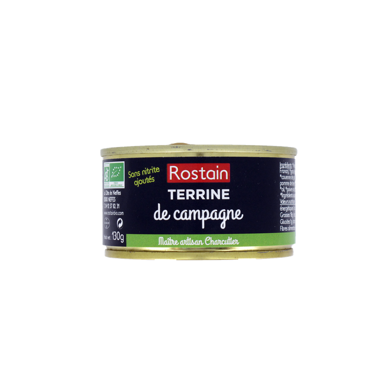 Terrine de campagne, 130g, Rostain
