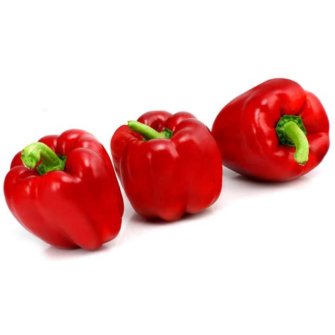 Poivron Rouge Bio, Variété Carré, origine France, 500 gr