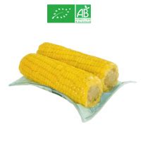 Mais doux cuit Bio, sous vide, 2 épis, 400 gr, origine France, 1 pièce