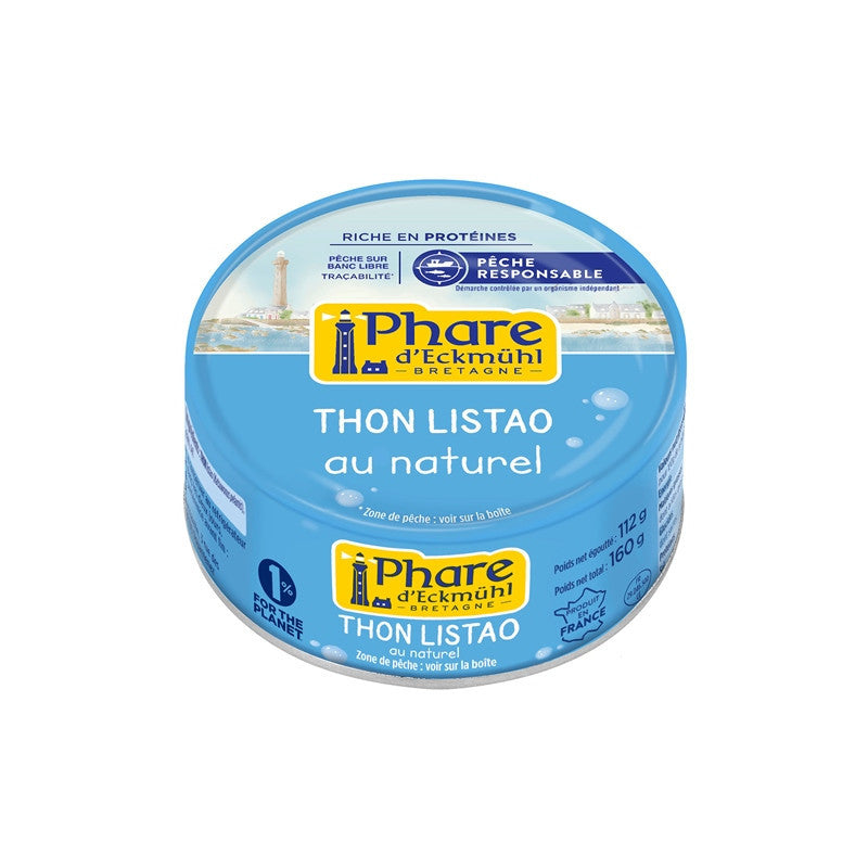 Thon Listao au naturel, 160g, Phare d'Eckmühl