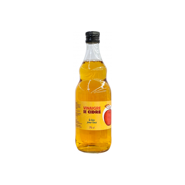 Vinaigre de cidre biologique, 750ml, Le Bio pour tous